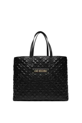 BORSA SHOPPER NERA LOVE MOSCHINO 4166