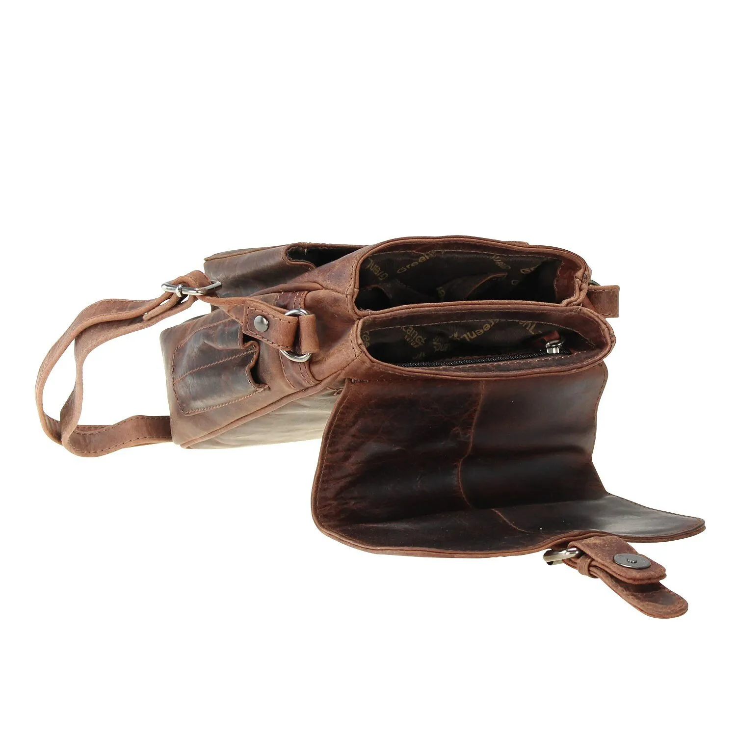 Greenland Nature Borsa a tracolla Montana in pelle 19 cm