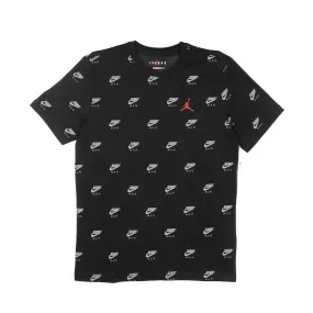 Maglietta Uomo Jumpman Printed Crew Tee Gym Red/black/white