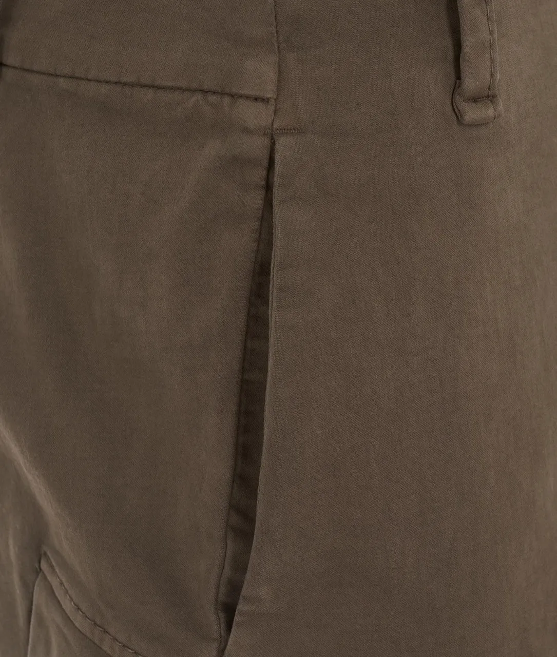 Pantaloni con tache cargo oliva oliva